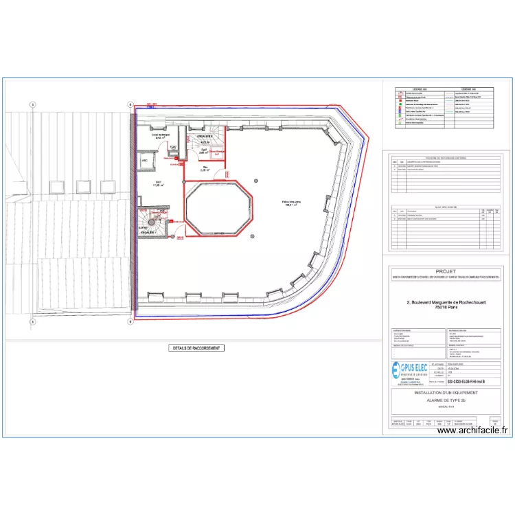 Ex TATI R+6. Plan de 