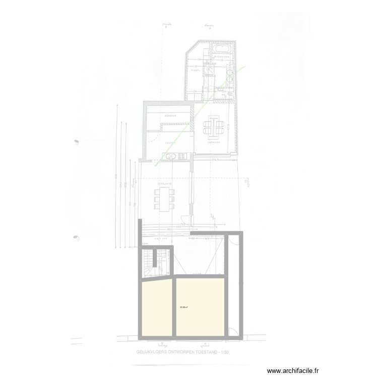 rdc. Plan de 0 pièce et 0 m2