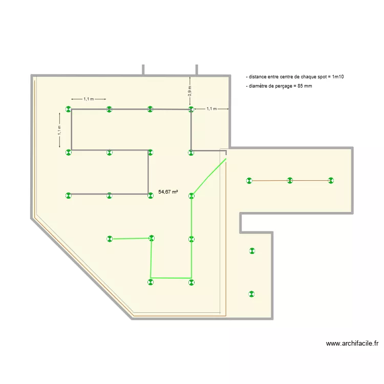 plan spot s&eacute;jour. Plan de 