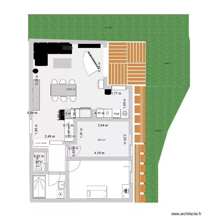 SAM. Plan de 3 et 45 m² SAM. Plan de 3 et 45 m²