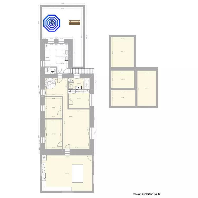 Tauriers étage v2. Plan de Tauriers étage v2. Plan de