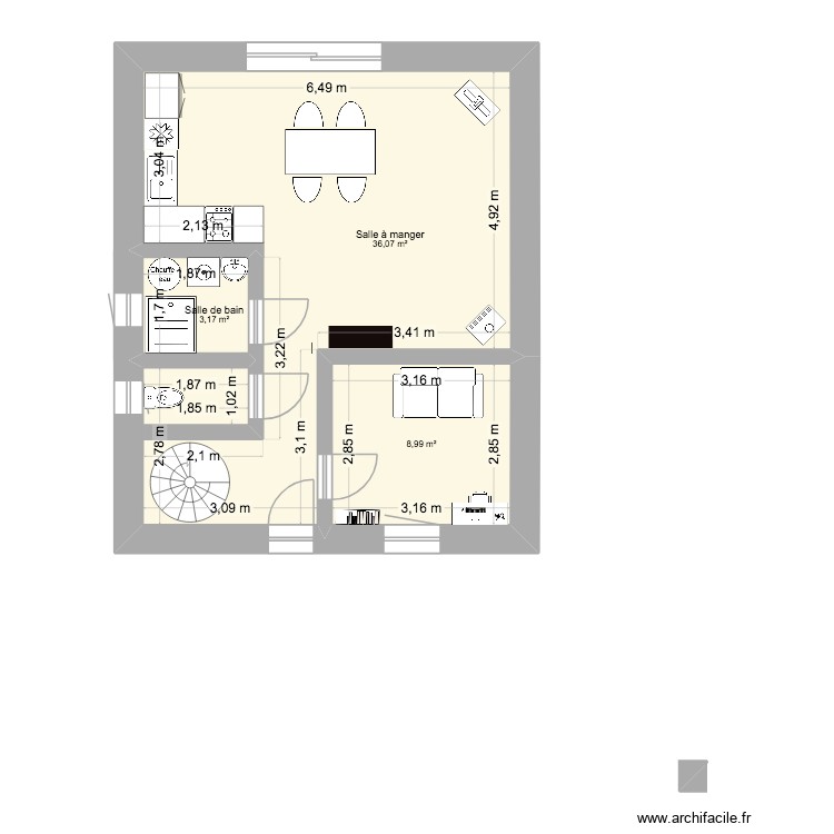 petite motte. Plan de 0 pièce et 0 m2