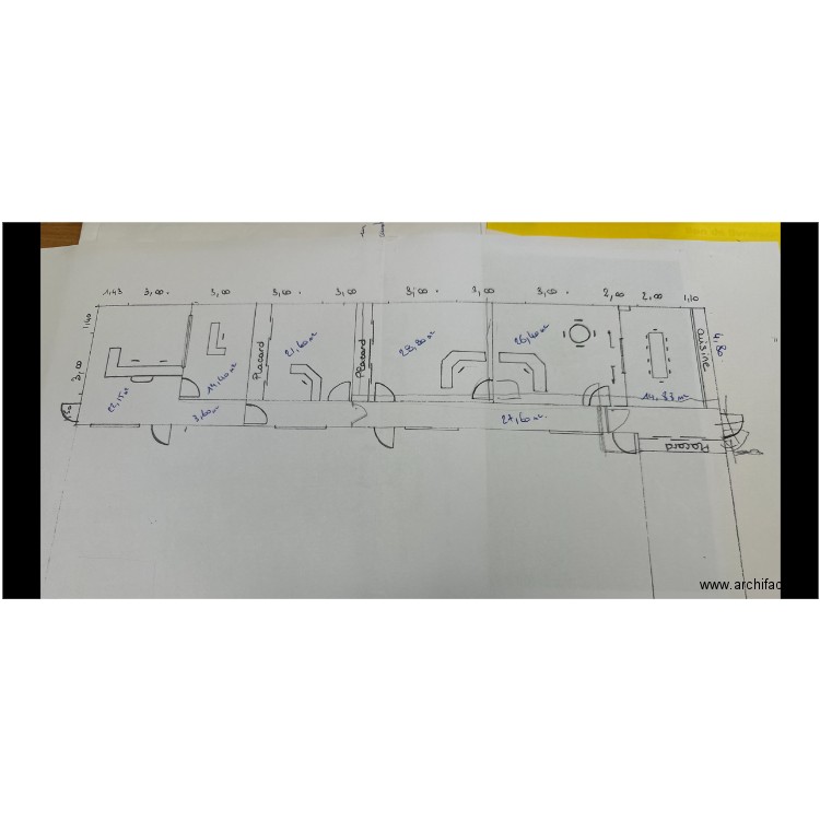 bureaux RPS. Plan de 0 pièce et 0 m2