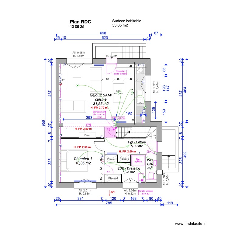 Viroflay. Plan de 0 pièce et 0 m2
