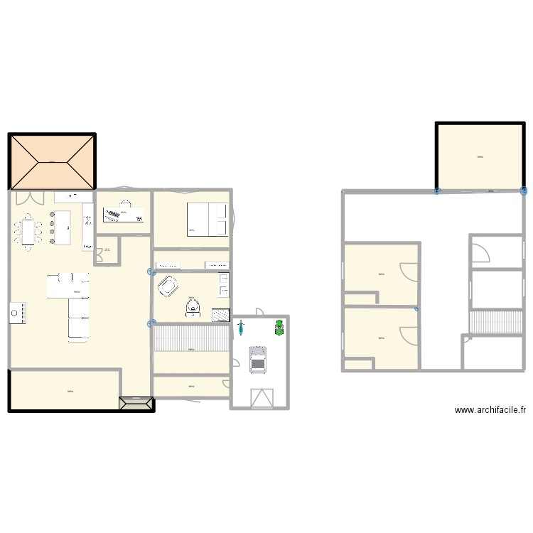 maison pascal & vanessa. Plan de 13 pièces et 783 m2