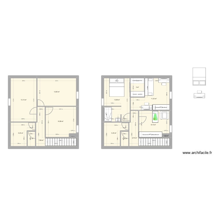 maison pcm. Plan de 0 pièce et 0 m2