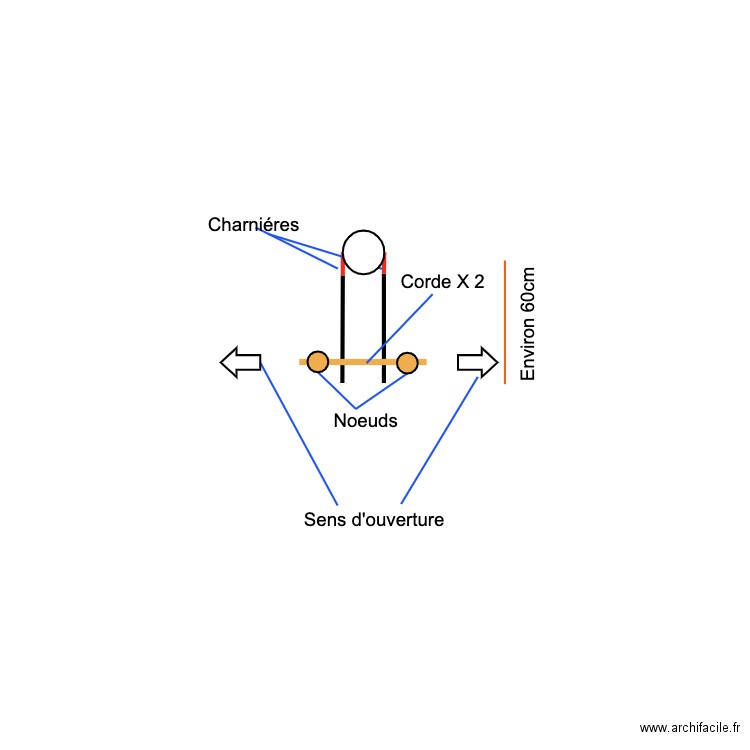 Souricière fonctionnement. Plan de 0 pièce et 0 m2