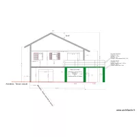 Fa&ccedil;ade ouest chalet apr&egrave;s travaux travaux