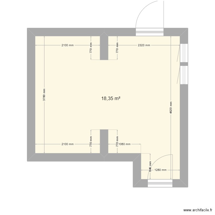 chambre charly. Plan de 0 pièce et 0 m2