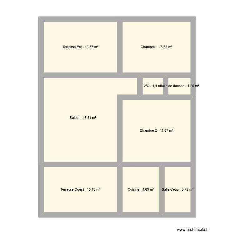 Bâtiment C - Croquis - DESPOINTES. Plan de 9 et 69 m² Bâtiment C - Croquis - DESPOINTES. Plan de 9 et 69 m²
