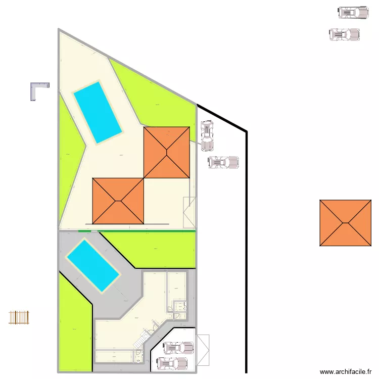 chez Issa V 2V4. Plan de 