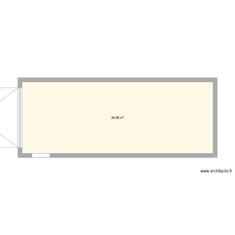 Garage SOL. Plan de 0 pièce et 0 m2