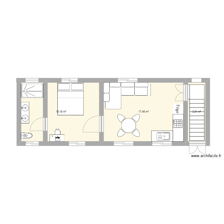 Behenjy Etage. Plan de 0 pièce et 0 m2