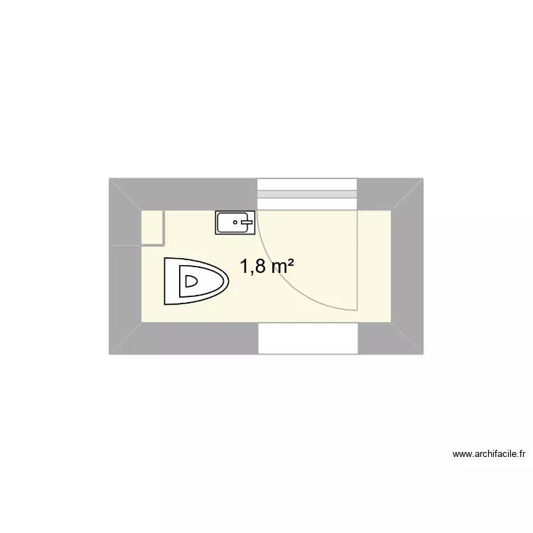 tha. Plan de 1 Pièce et 2 m² tha. Plan de 1 Pièce et 2 m²
