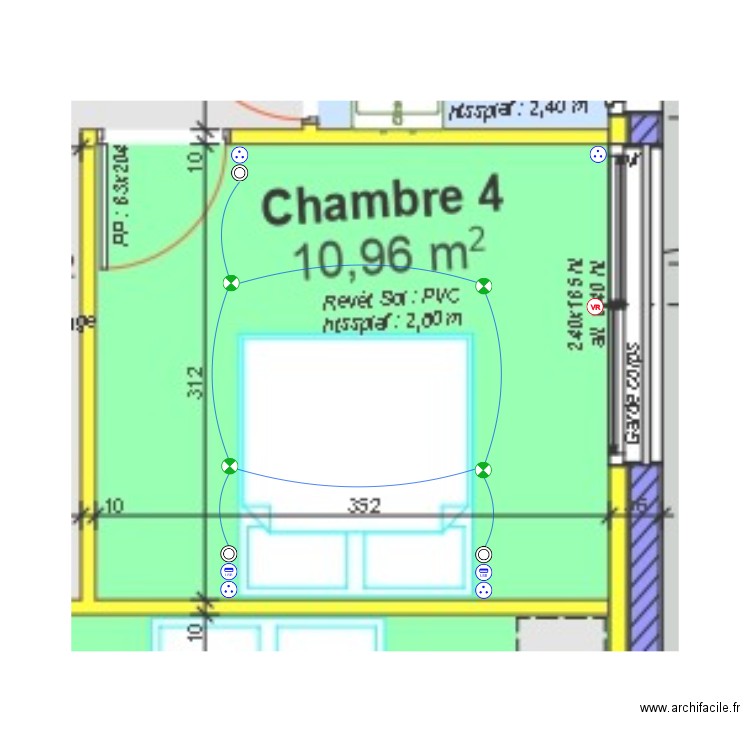 Hubert patrick chambre N°04. Plan de 0 pièce et 0 m2