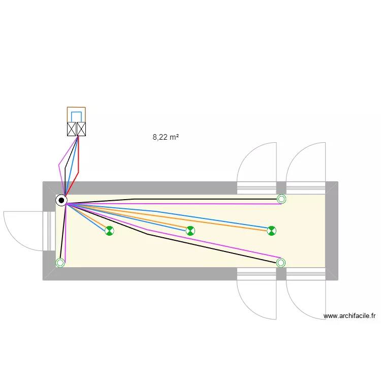 t&eacute;l&eacute;rupteur . Plan de 