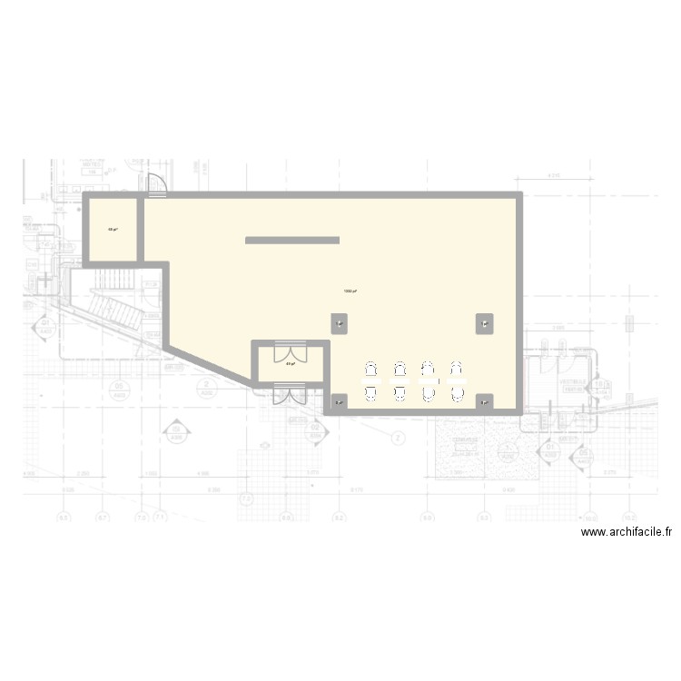 DC 2026. Plan de 7 pièces et 137 m2