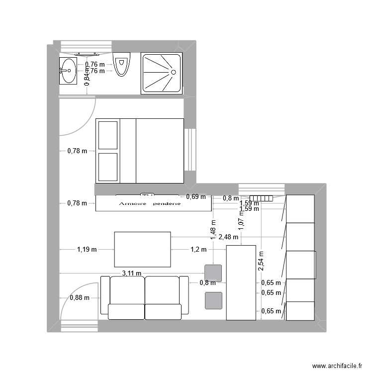 paul fort. Plan de 0 pièce et 0 m2