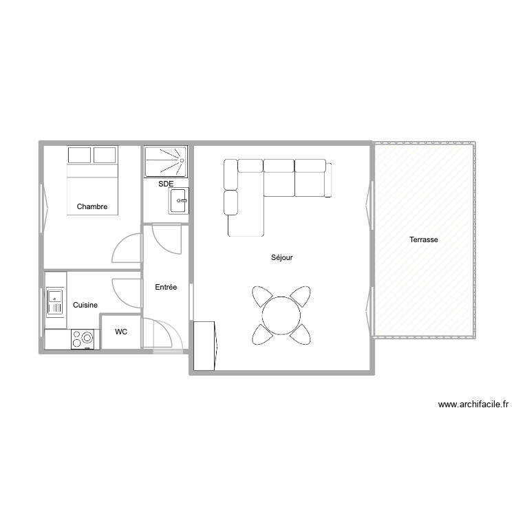 RIZ. Plan de 0 pièce et 0 m2