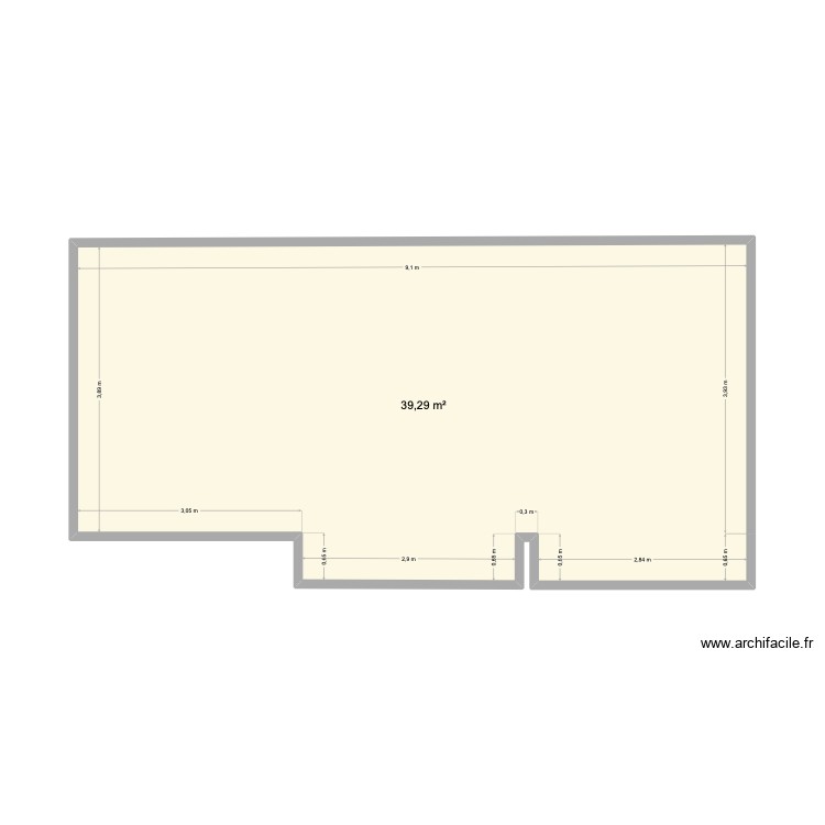 terasse + dimension base. Plan de 0 pièce et 0 m2