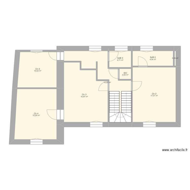 Clos Franc R+1. Plan de 0 pièce et 0 m2
