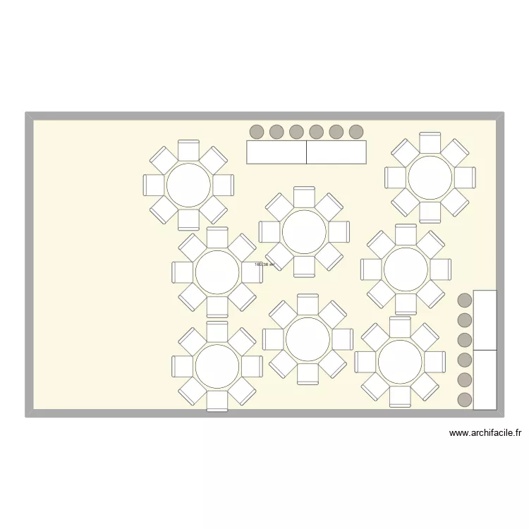 salle mariage. Plan de 1 et 160 m² salle mariage. Plan de 1 et 160 m²