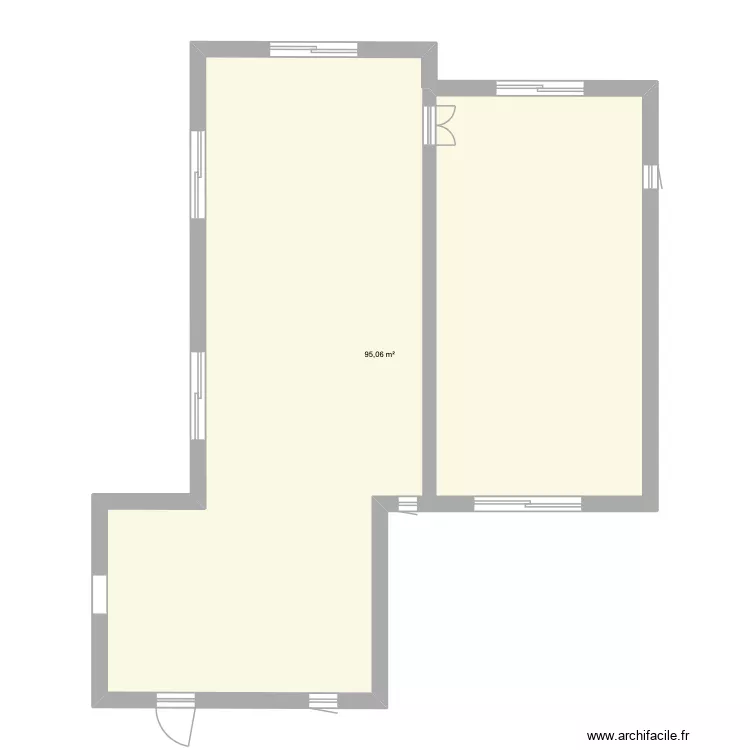 Sarzeau. Plan de 1 Pièce et 95 m² Sarzeau. Plan de 1 Pièce et 95 m²