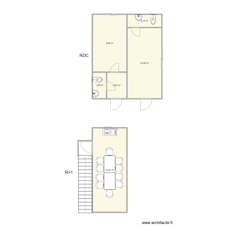 EIFFAGE CHANTIER BELLEVILLE - INTERMARCHE. Plan de 