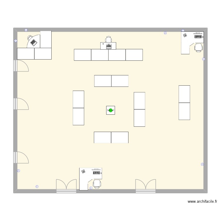 nouel. Plan de 1 pièce et 143 m2