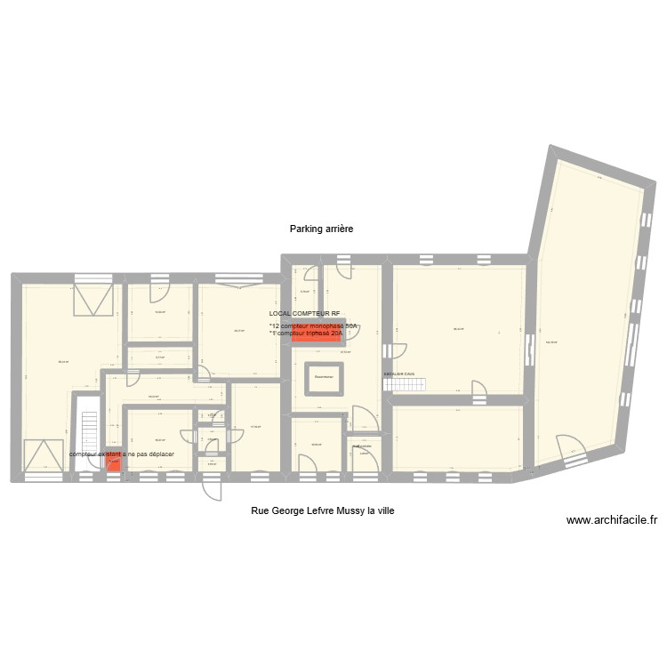 Mussy la ville HALL ENTREE. Plan de 0 pièce et 0 m2 Mussy la ville HALL ENTREE. Plan de 0 pièce et 0 m2
