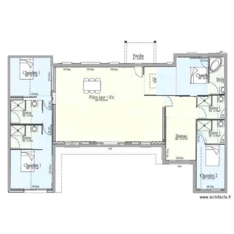plan maison 350. Plan de 0 pièce et 0 m2