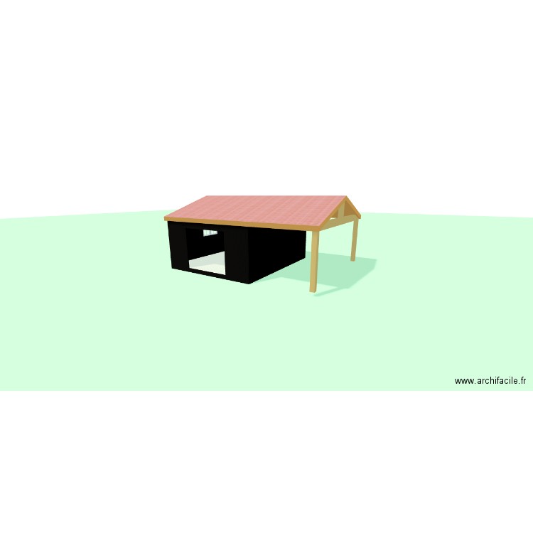GARAGE 2. Plan de 1 pièce et 29 m2