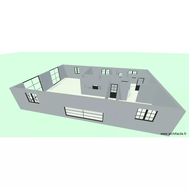 LOUP DE CHABANNE WPARENTAME. Plan de 5 pièces et 137 m² LOUP DE CHABANNE WPARENTAME. Plan de 5 pièces et 137 m²