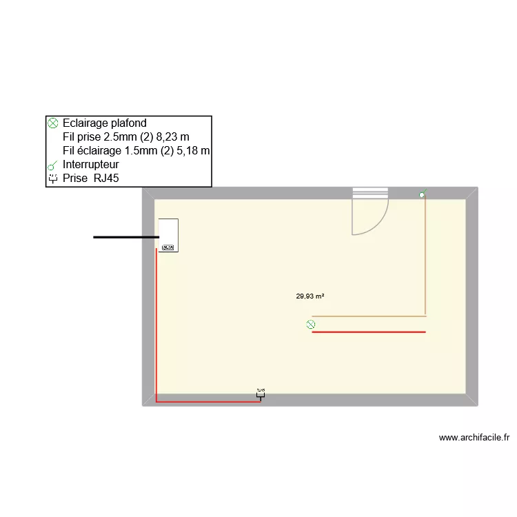 maison boubou. Plan de 1  et 30 m²