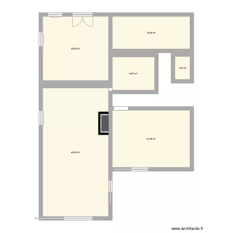 PLAN 1. Plan de 6 pièces et 101 m² PLAN 1. Plan de 6 pièces et 101 m²