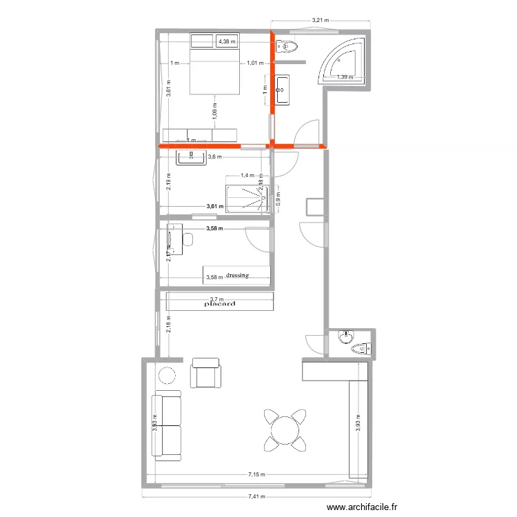 plan "baguette magique". Plan de 