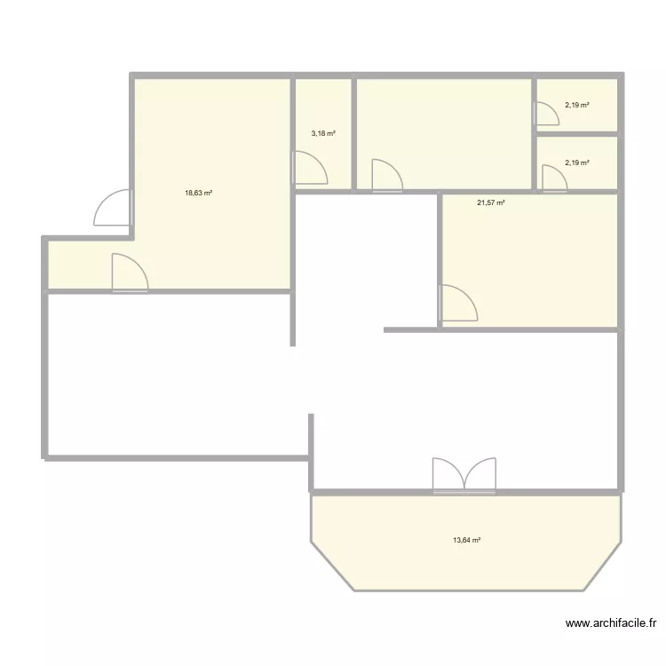oury. Plan de 6 et 61 m² oury. Plan de 6 et 61 m²