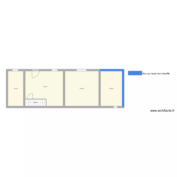 morazzoni. Plan de 5  et 80 m²