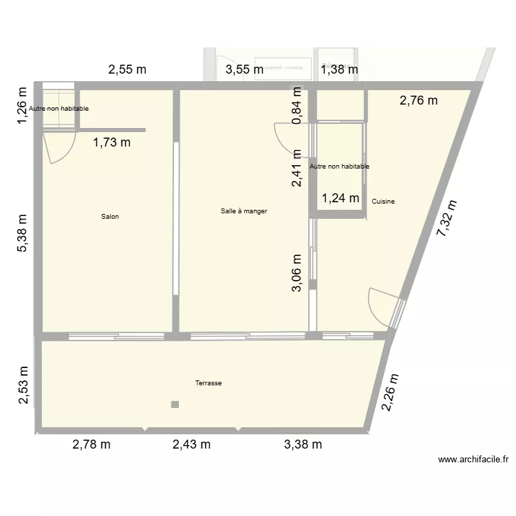 Mourven SDB 2. Plan de 16 et 171 m² Mourven SDB 2. Plan de 16 et 171 m²