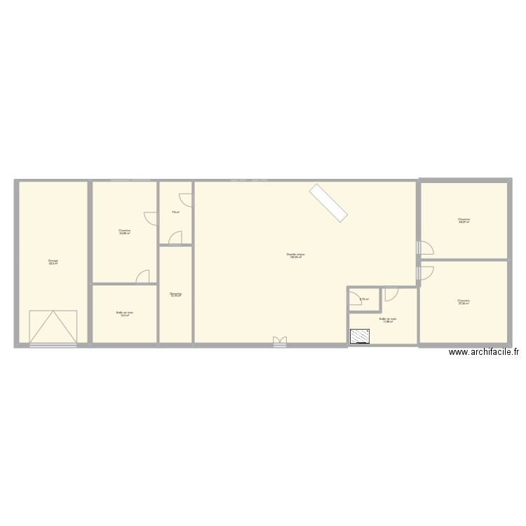 maison flo/vince. Plan de 10 pièces et 288 m2