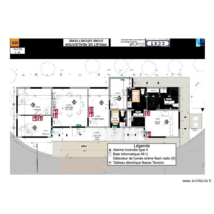 DECHETTERIE CAP EXCELLENCE INCENDIE MODIF 2.. Plan de 0 pièce et 0 m2