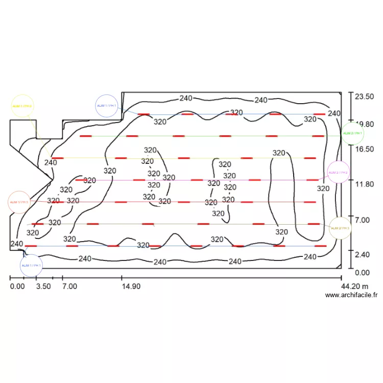 1784 portet. Plan de 