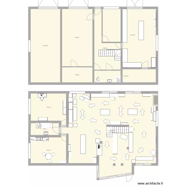 plan magasin jardin fleuri. Plan de 