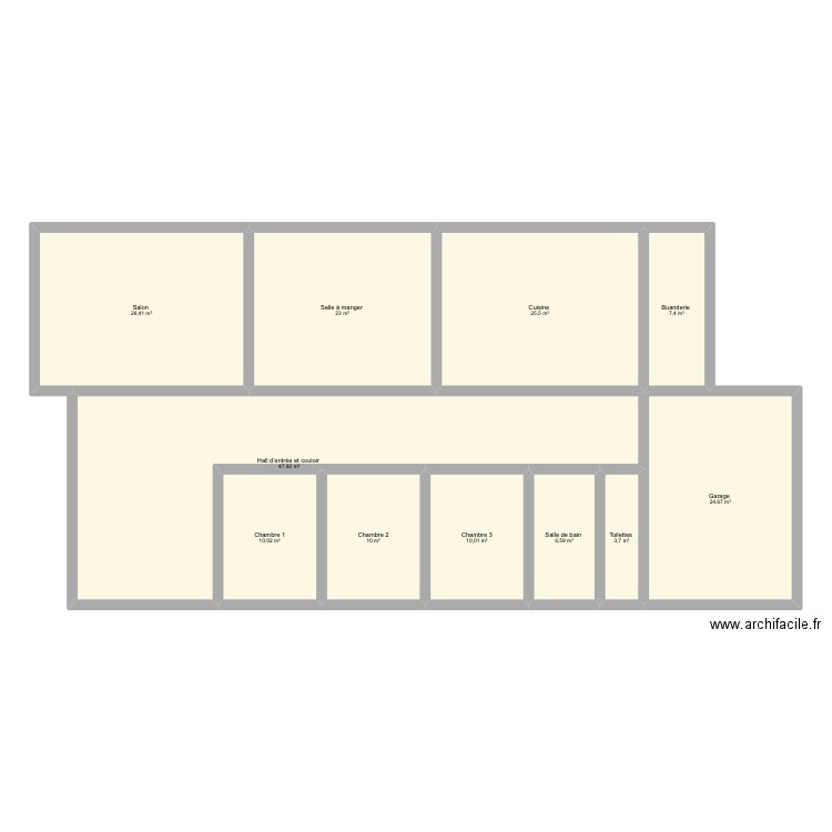 M 1. Plan de 0 pièce et 0 m2
