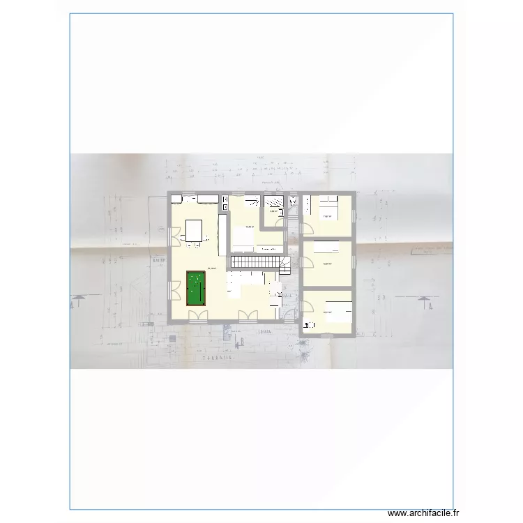Projet Chisdits. Plan de 