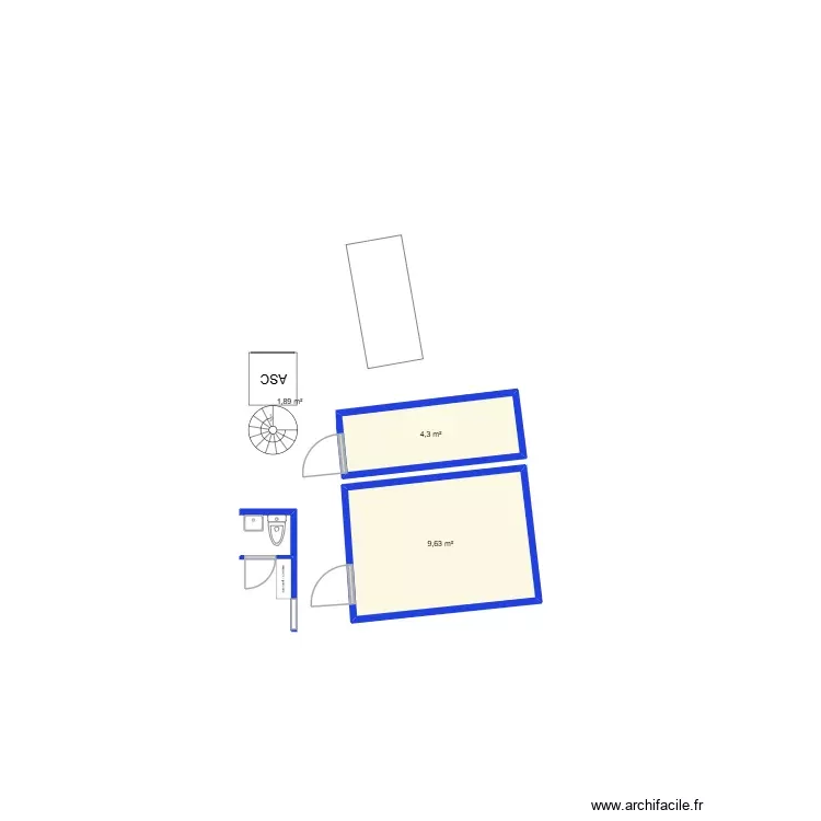 PlanPoyet. Plan de 3 Pièces et 16 m² PlanPoyet. Plan de 3 Pièces et 16 m²