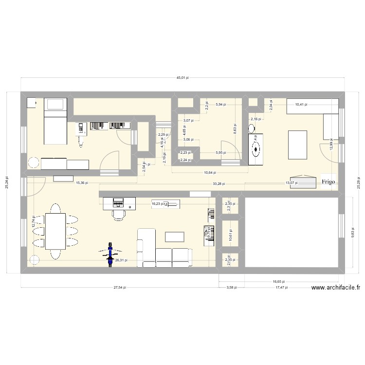 10138, Av Saint-Charles. Plan de 11 pièces et 72 m2