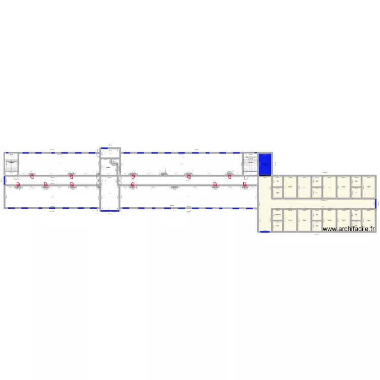 ANNEXE C&ocirc;t&eacute; Droit. Plan de 