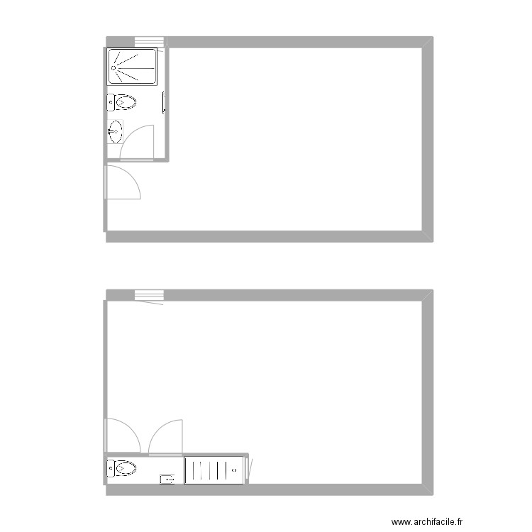 garage. Plan de 0 pièce et 0 m2