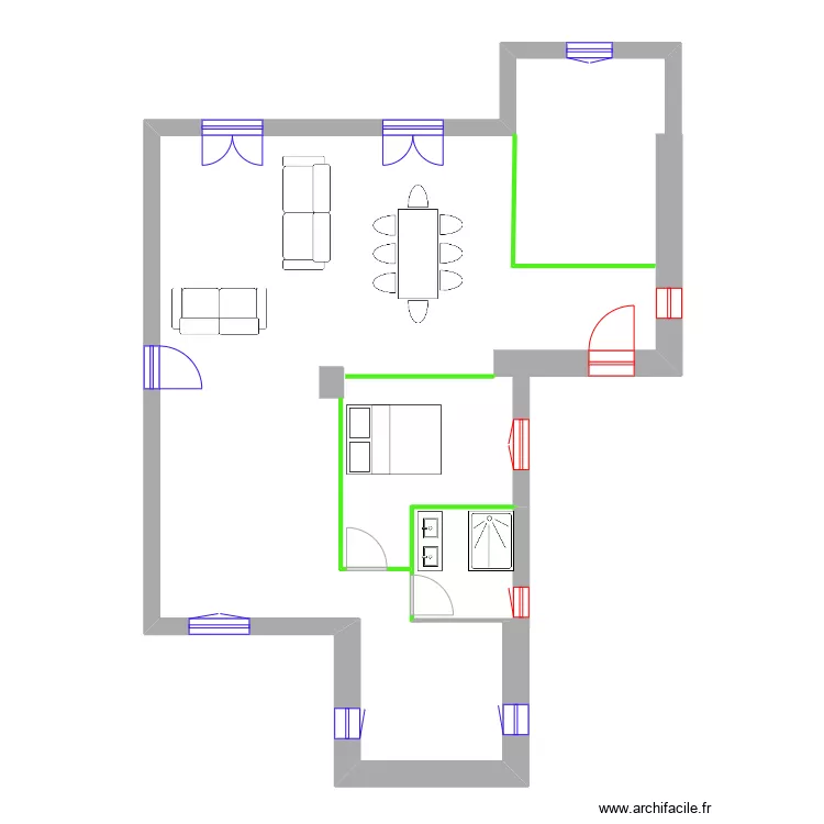 Renovation Thierry et Liliane.. Plan de 
